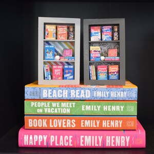 Emily Henry Tiny Shelf — Miniature Bookshelf Featuring Emily Henry's Bestselling Books