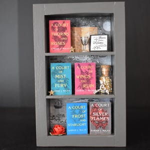 ACOTAR Tiny Shelf — Miniature Bookshelf Featuring A Court of Thorns and Roses, the Bestselling Series by Sarah J Maas