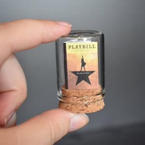 Miniature Playbill in a Jar – Perfect Trinket or Souvenir for Broadway Musical Fans
