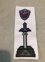 Pattern for Legend of Zelda Master Sword and Hylian Shield Cross Stitch ...