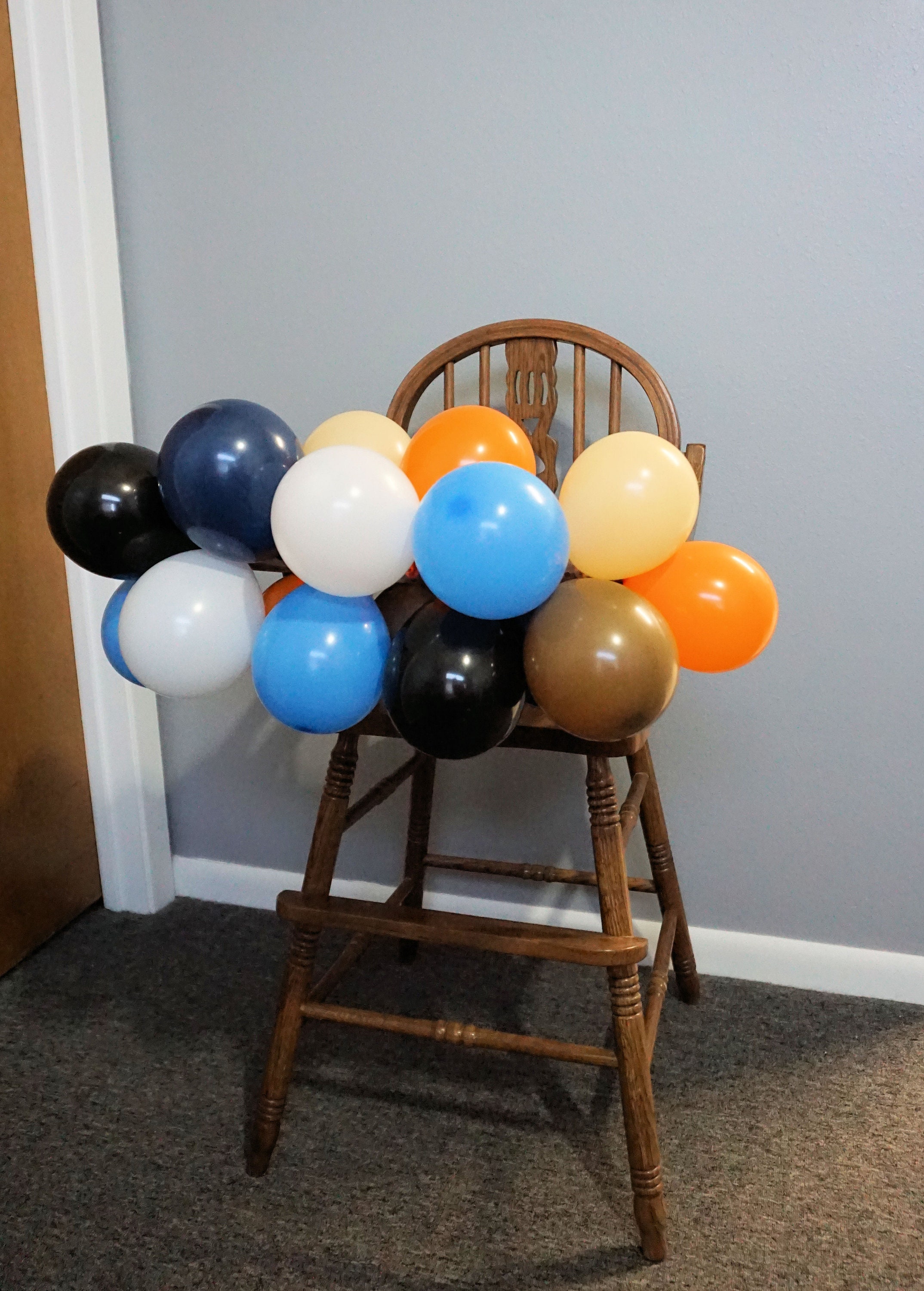 Bluey Theme Mini Highchair Balloon Garland