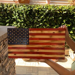 Rustic American Wood Flags - Etsy