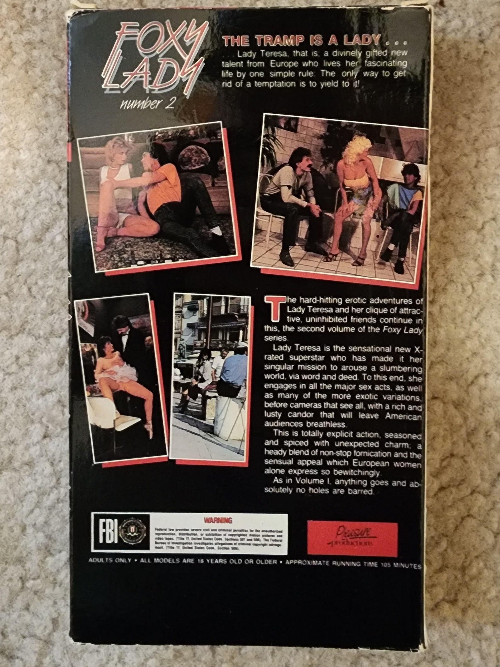 Vintage 1985 Porngraphic Vhs. Foxy Lady 2 - Etsy