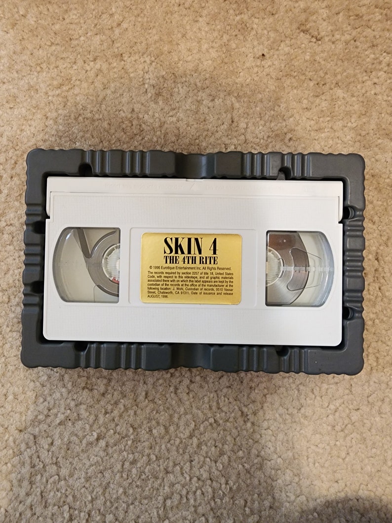 Vintage 1996 Porngraphic Vhs. Skin the 4th Rite Etsy