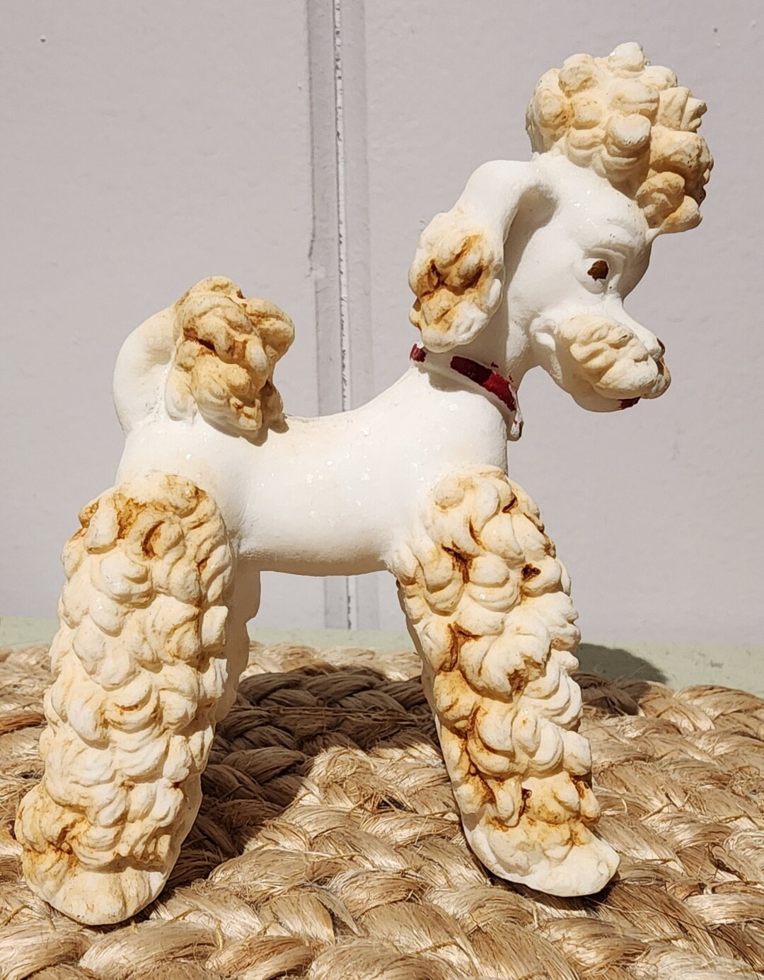 Poodle Figurine Made in Italy Etsy