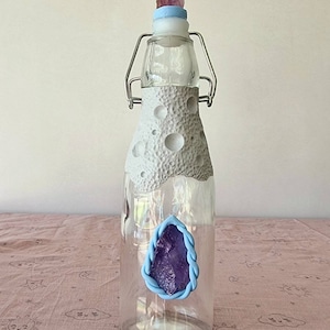 Amethyst moon water bottle