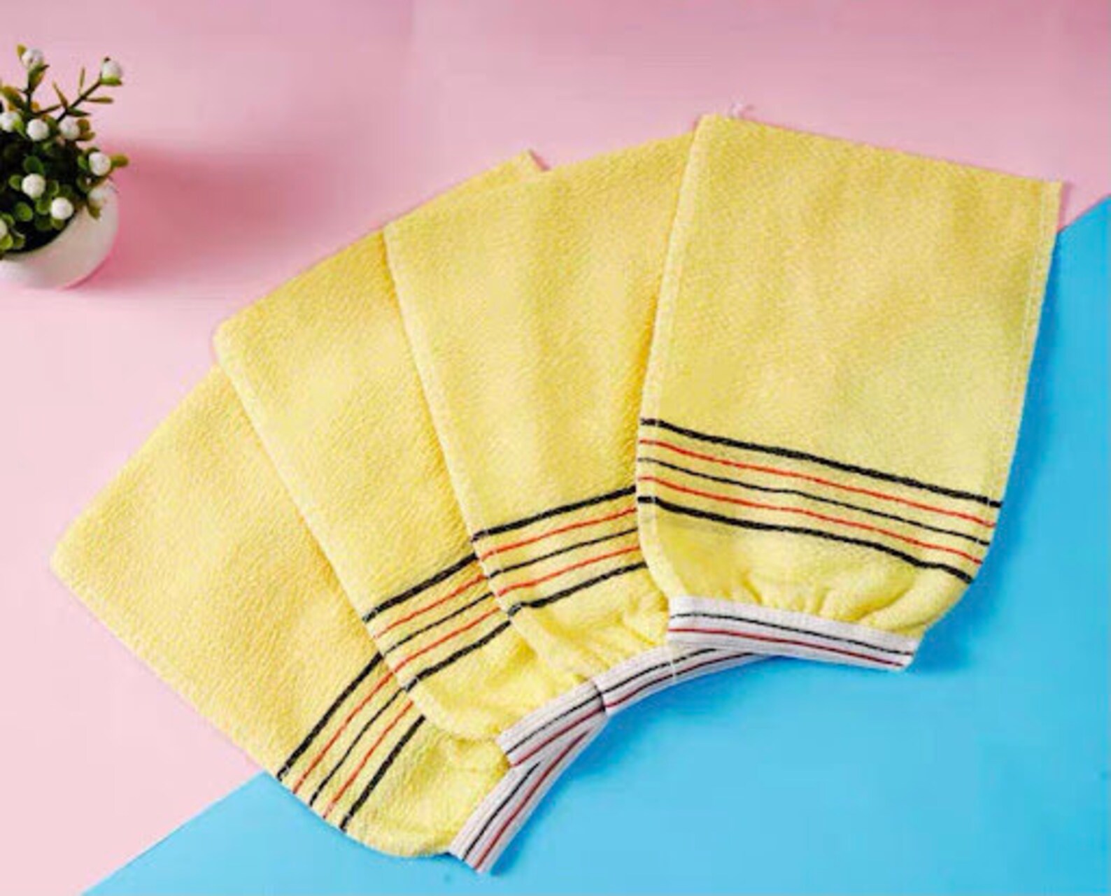 Korean Exfoliating Mitt Scrub Washcloths Korean Washcloths viscos
