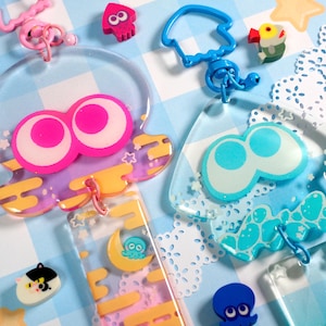 Inkling and Octoling Wind Chime Charm | Splatoon