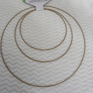 CLOSEOUT SALE!!  Set of 3 Wreath Hoop Rings (READ Ad for Description!!!)  Hoop Ring Wreath Form - Great for Wreath Making and Craft Projects