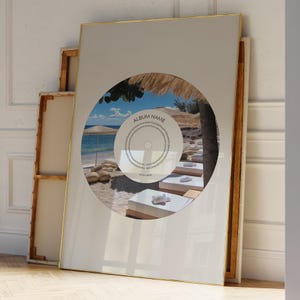 Custom Vinyl Record Poster | Personalized Album Art Print | CD Wall Art with Lyrics | Trendy Music Lover Gift