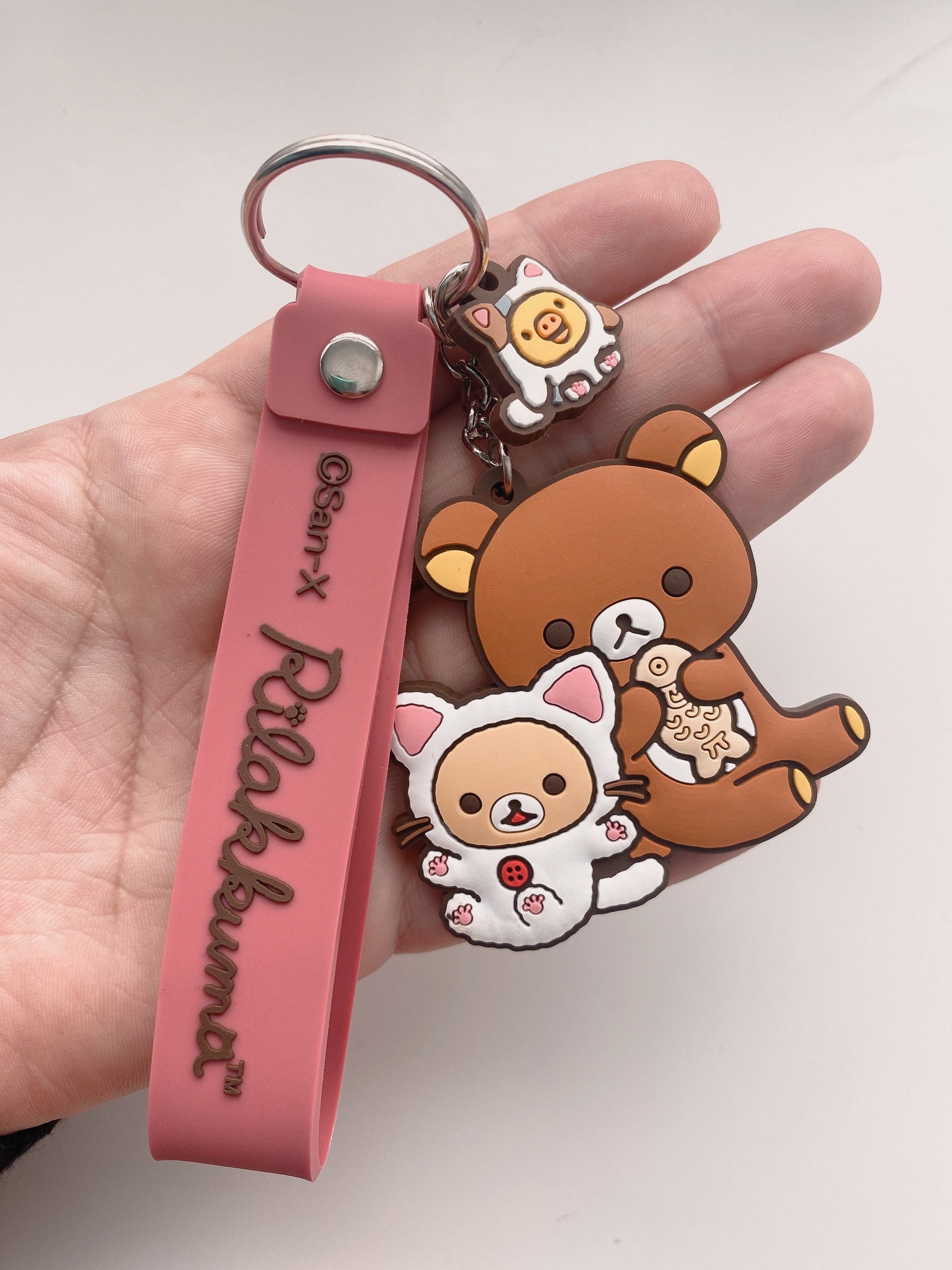Rilakkuma Taiyaki Keychain Korilakkuma Keychain Rilakkuma | Etsy