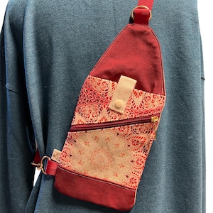 Mini Sling Bag, Retro Style Mini Sling Bag, Mini Traveller Sling, Crossbody Sling Bag, Trendy Backpack Sling Pouch Bag