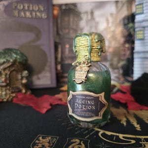 AGEING POTION - Zaubertrank flüssig | Harry Potter inspiriert | Alterungstrank | Magic Potion | Trimagisches Turnier | Weasley | DIY 50 ml