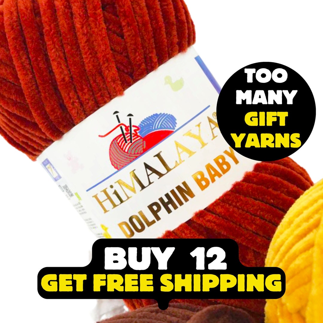 Himalaya Dolphin Baby, Himalaya Yarn, Velvet Yarn, Baby Blanket Yarn