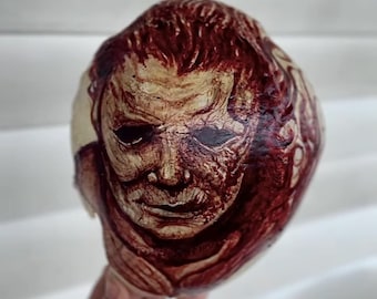 Sophie Mae Vee Resell Human Blood Painted Skullcap Bones Oddities