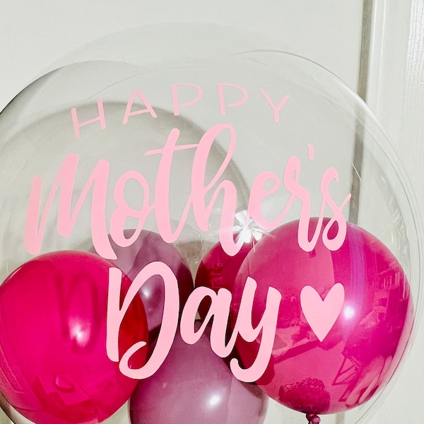 Personalized Balloon Decals, Jumbo balloon decals, Mothers Day Decal,Balloon Decal, Custom Balloon Decal,Custom Backdrop Decal,