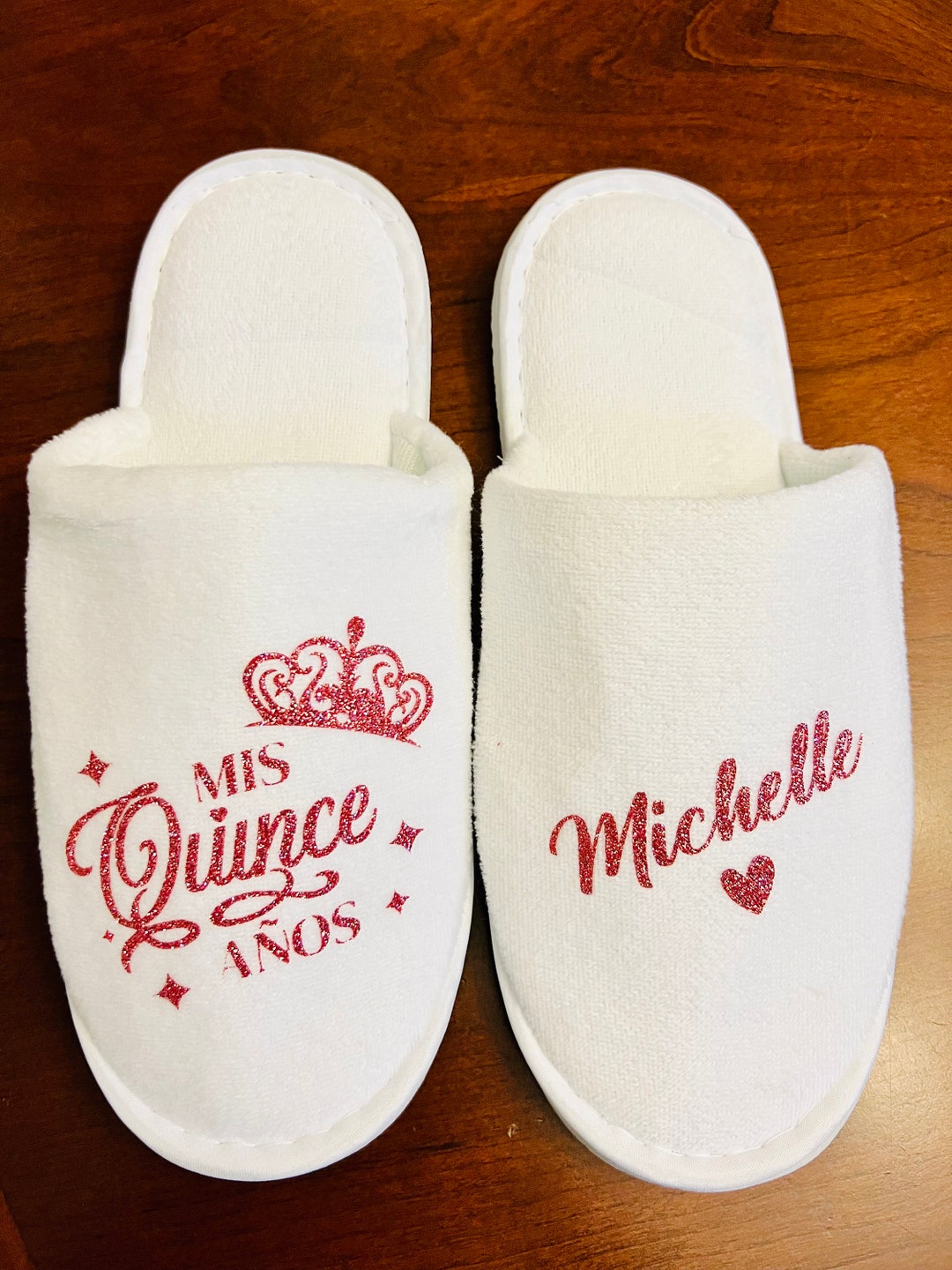 Quinceañera Slippers Mis Quince Años Slipperquinceañera Etsy