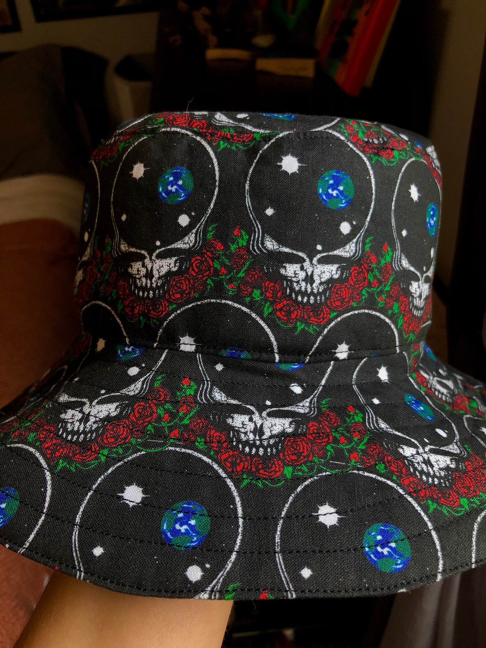 Grateful Dead Stealie Bucket Hat Etsy UK