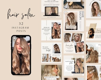 Hair stylist Instagram Post Template | Hair Beauty Salon Social Media | Hair care Business Wig Instagram Template