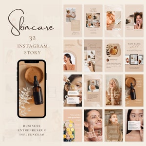 Esthetician Instagram Story Templates | Hautpflege Social Media | Hautpflege Instagram Leinwand | Kosmetikerin Instagram Story | Spa Instagram Post