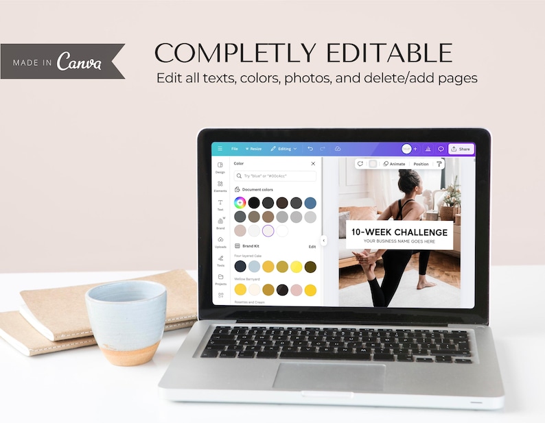 Fitness Ebook Template | Fitness Program Planner | Fitness Yoga Coach Template | Nutrition Coach | Workout Personal Training | Gym Packet image 8