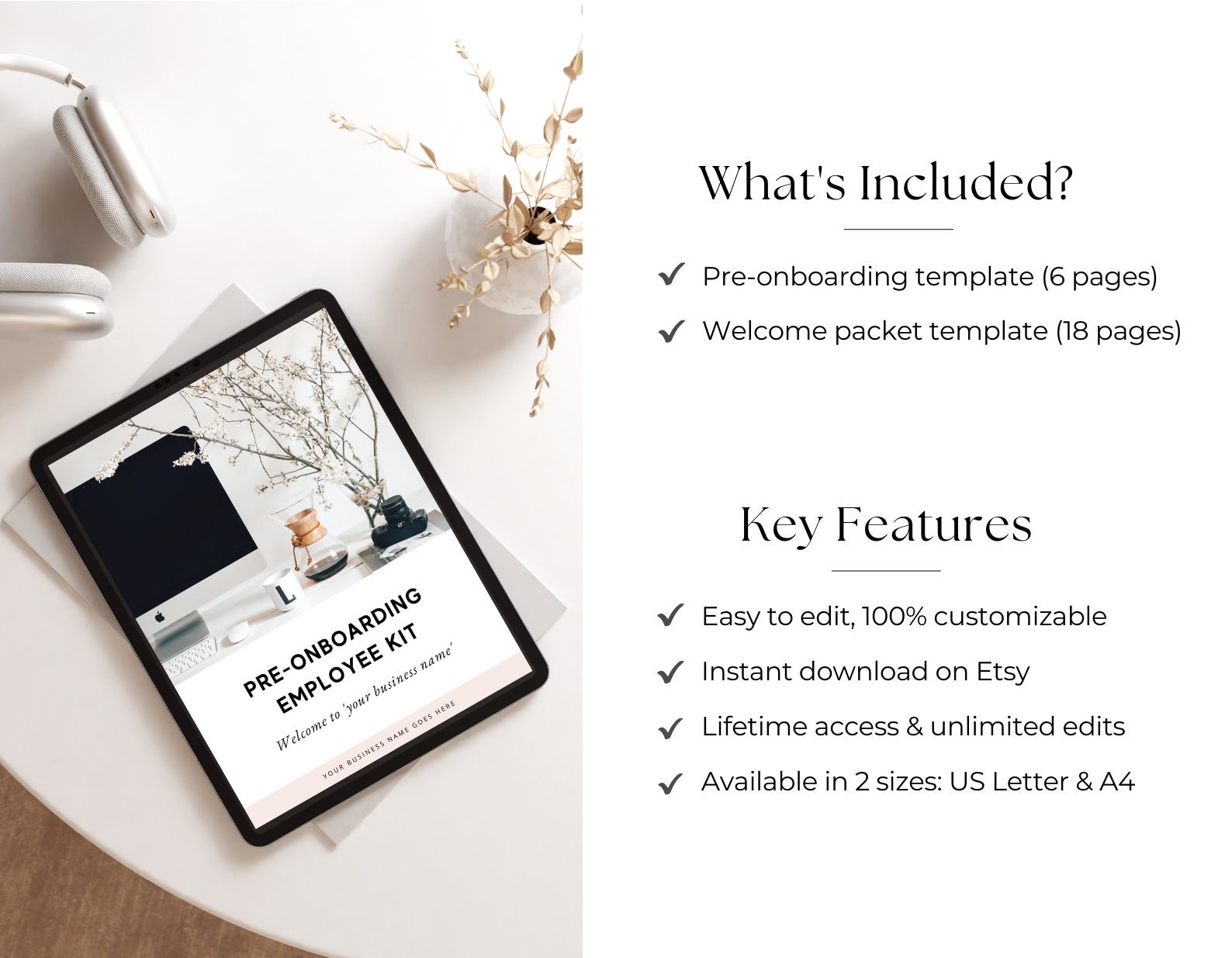 Employee Onboarding Template | New Hire Handbook | Training Manual ...