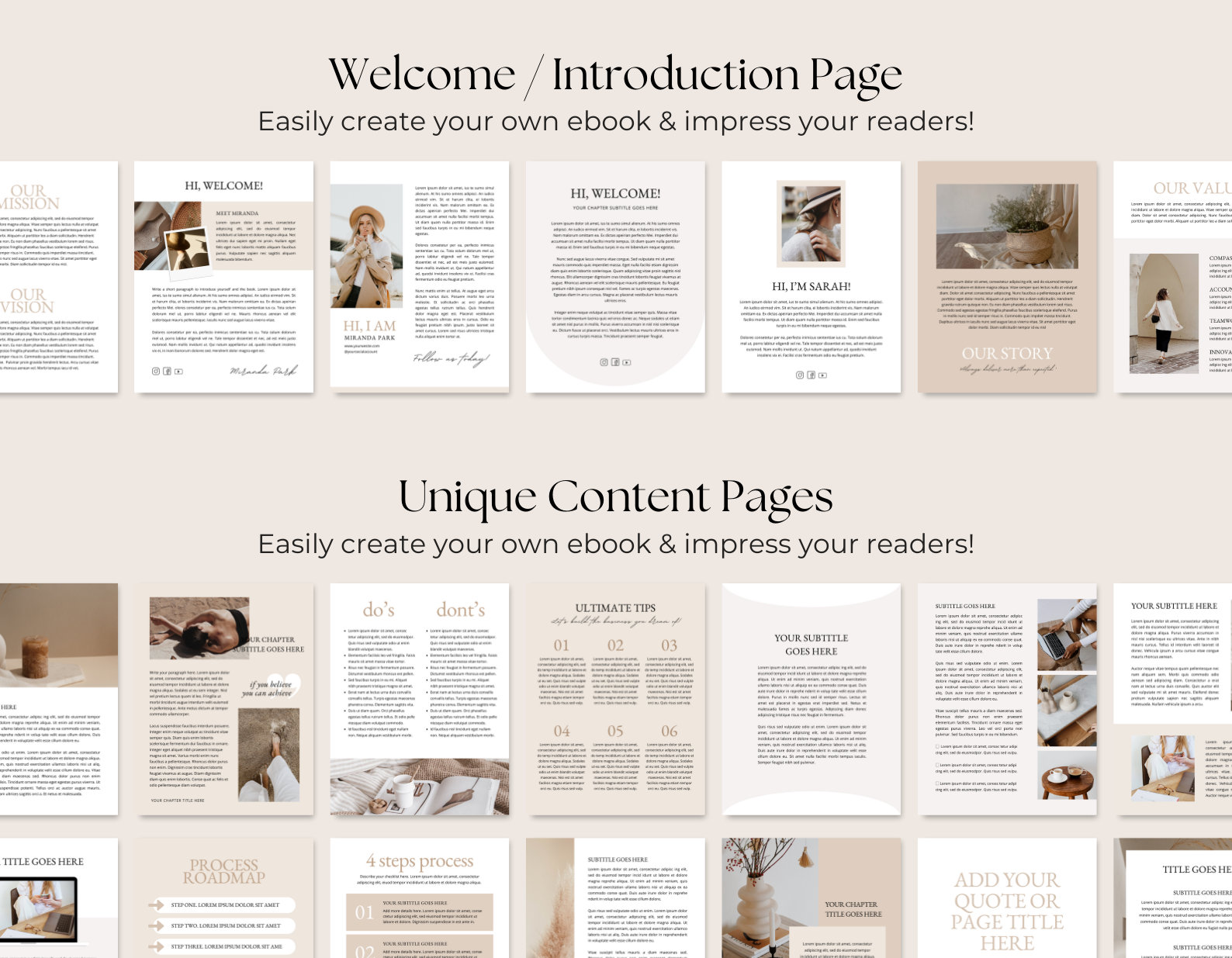 Editable Workbook Template | Canva Coaching Ebook Template | Lead ...