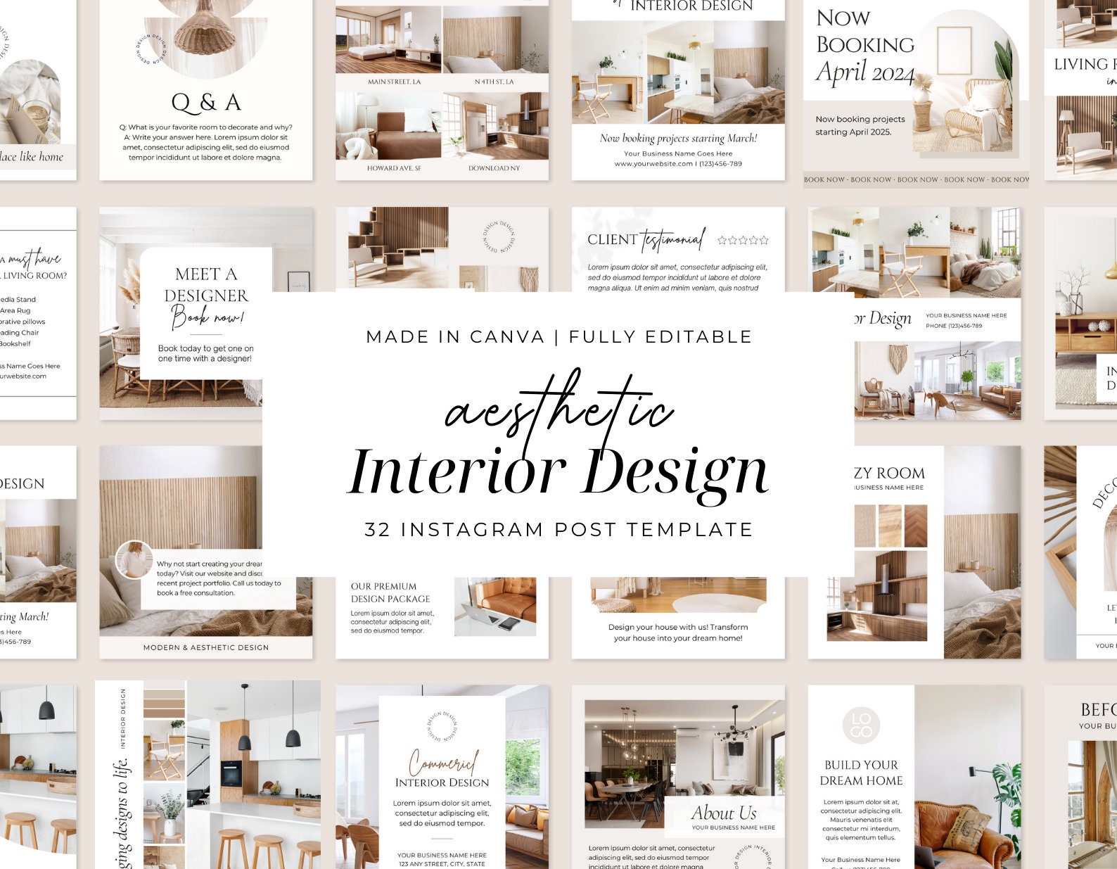 Interior Design Template | Instagram Template Interior Design Services ...