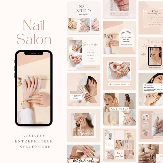 Nail Art Studio Services With Discount Online Instagram Video Story  Template - VistaCreate