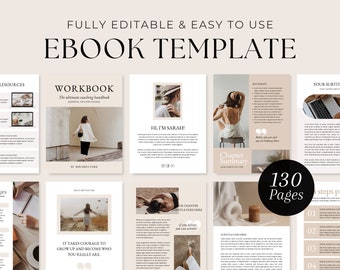 Editable Workbook Template | Canva Coaching EBook Template | Lead Magnet | Course Guide | Life Coach | Business | Marketing Tool Handbook