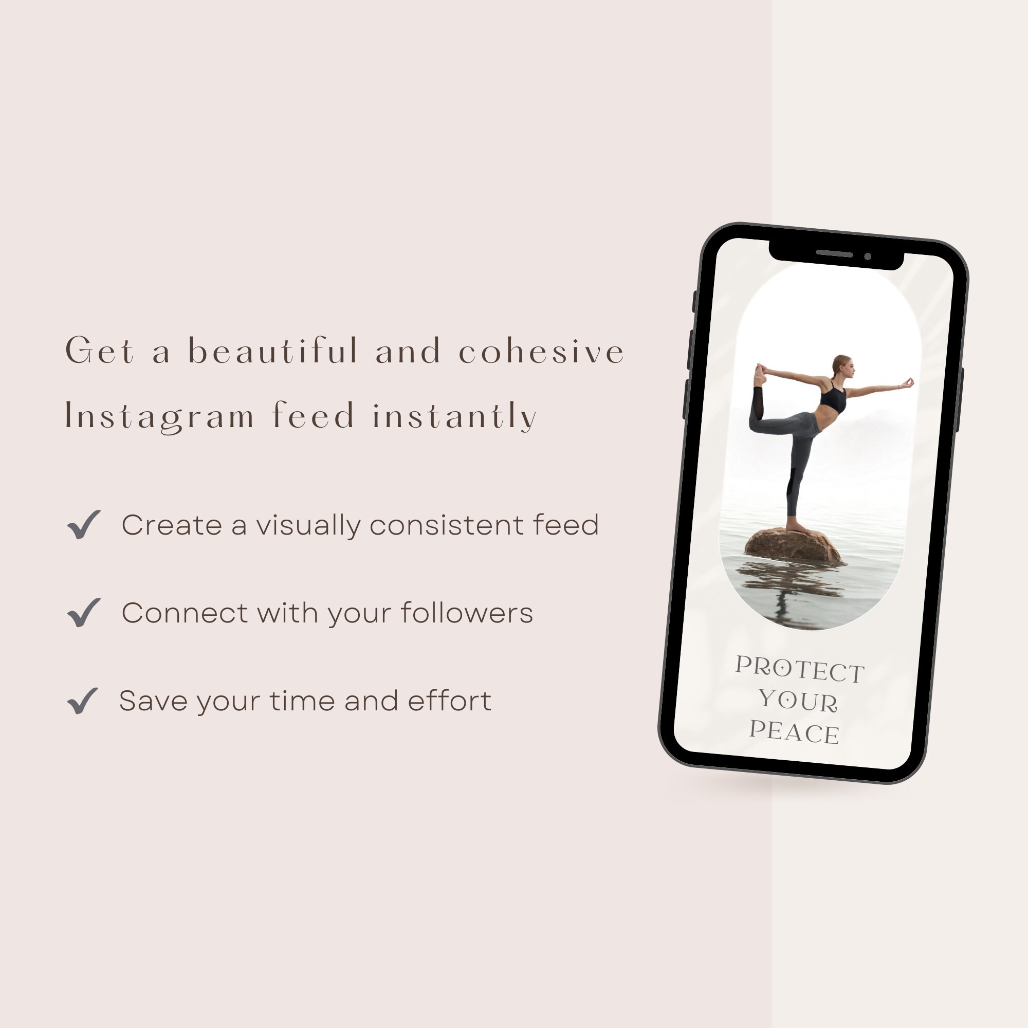 Yoga Instagram Story Templates | Yoga Teacher Wellness Coach | Fitness ...