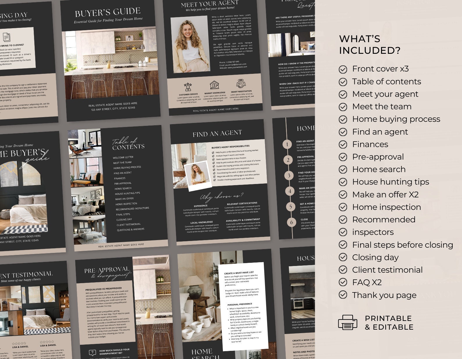 Home Buyer Guide Template | Home Buying Process | Canva Template ...