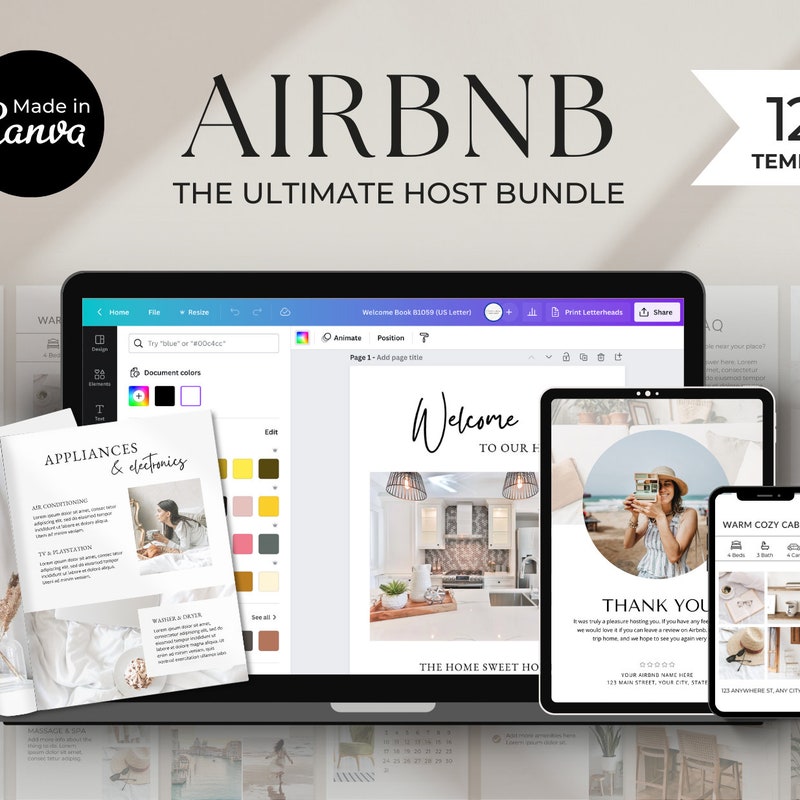Airbnb Printable - Etsy