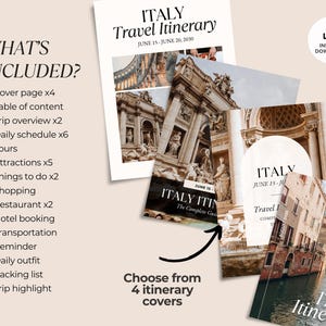 Editable Travel Itinerary Template | Trip Itinerary | Printable Travel Guide | Travel Agent Planner | Holiday Honeymoon Vacation Planner image 5