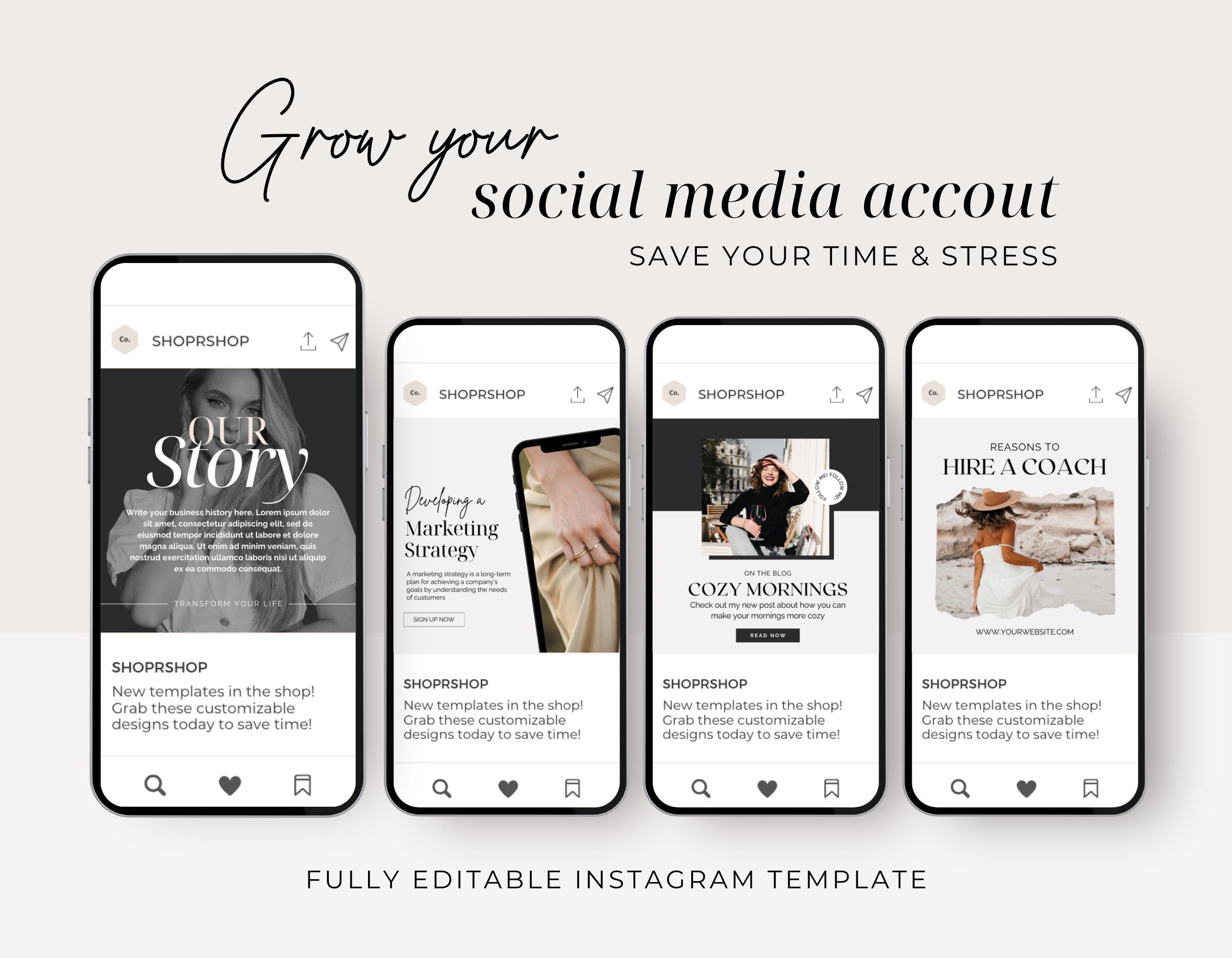 Coaching Instagram Post Template | Coach Social Media |life Coach ...