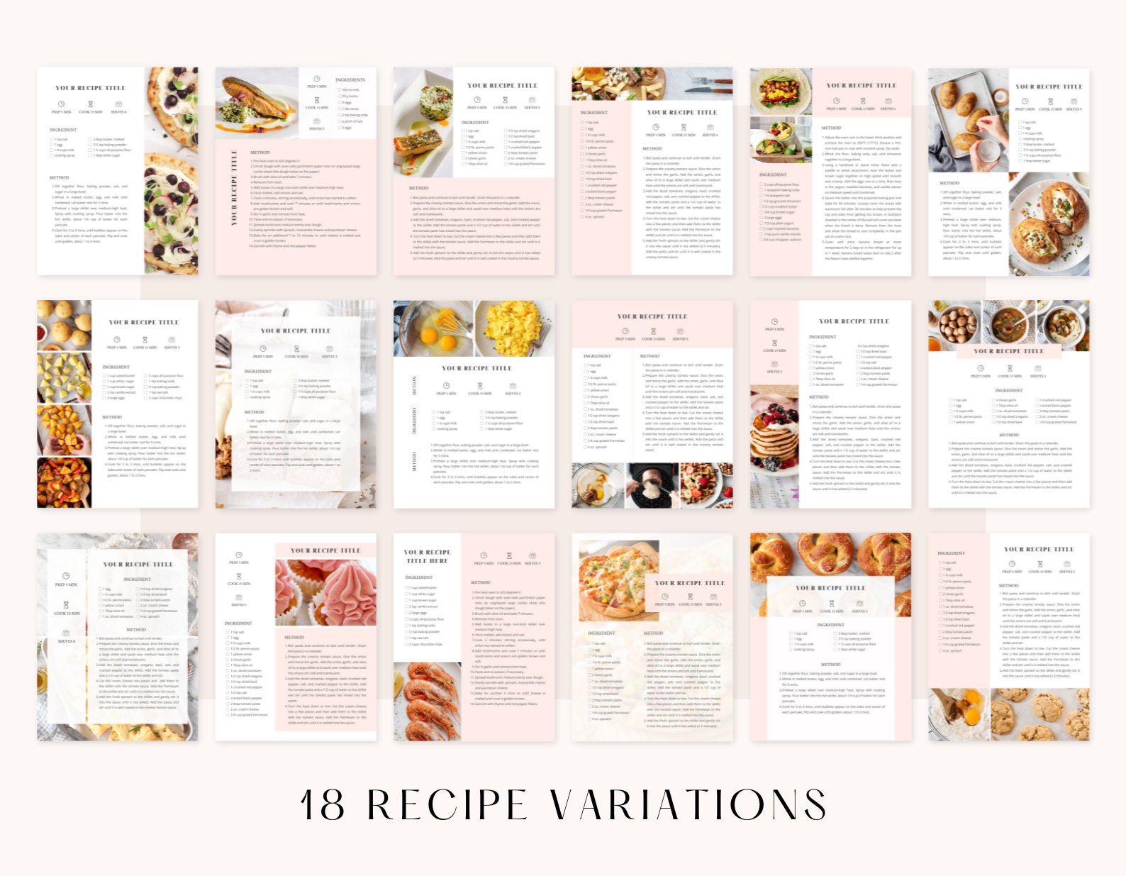 Recipe Book Template – Digital PLR Hub