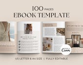 Ebook Template Canva | Coaching Guide Book Canva Template| Lead Magnet | Course Creator Template | Modern Workbook