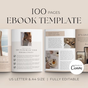 Ebook Template Canva | Coaching Guide Book Canva Template| Lead Magnet | Course Creator Template | Modern Workbook