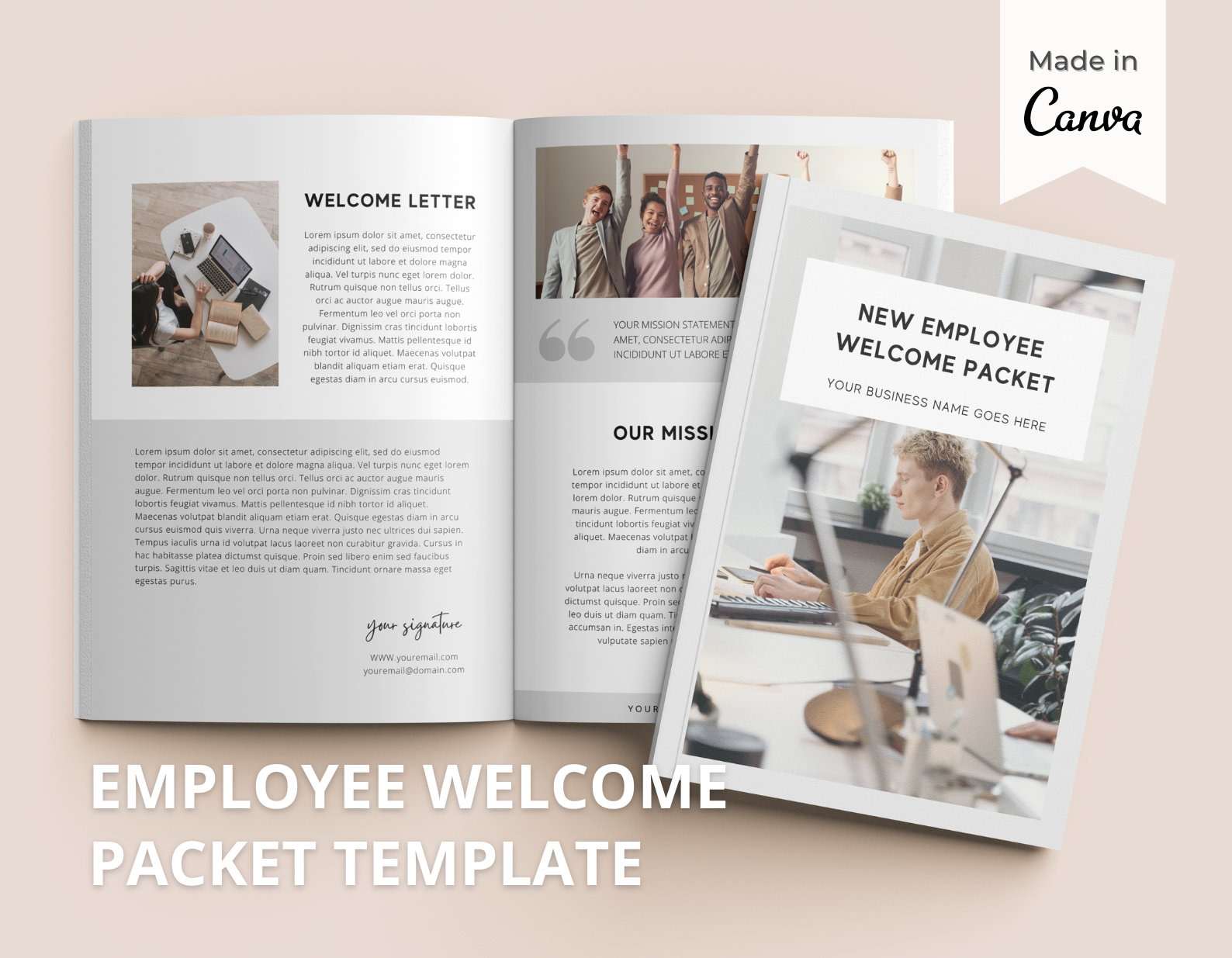 Employee Welcome Package Template New Employee Onboarding Etsy Employee Welcome Package Template New Employee Onboarding Etsy