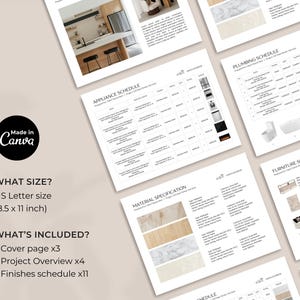 Finishes Schedule Template | FF&E Schedule, Furniture Board | Interior Design, Renovation Template | Finishes and Fixtures image 3