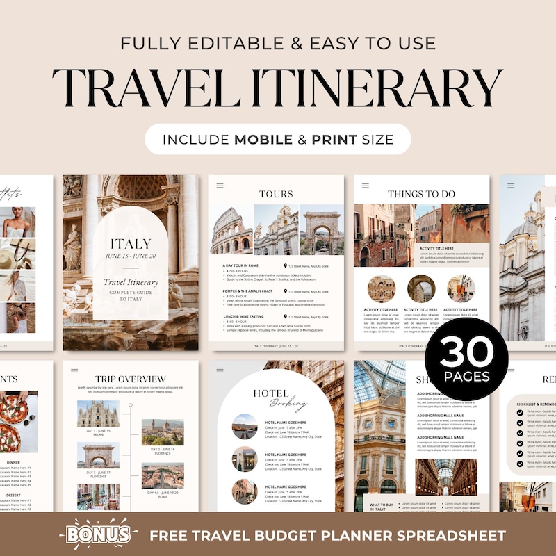 A Pdf Guide Pdf Travel Guides - Etsy