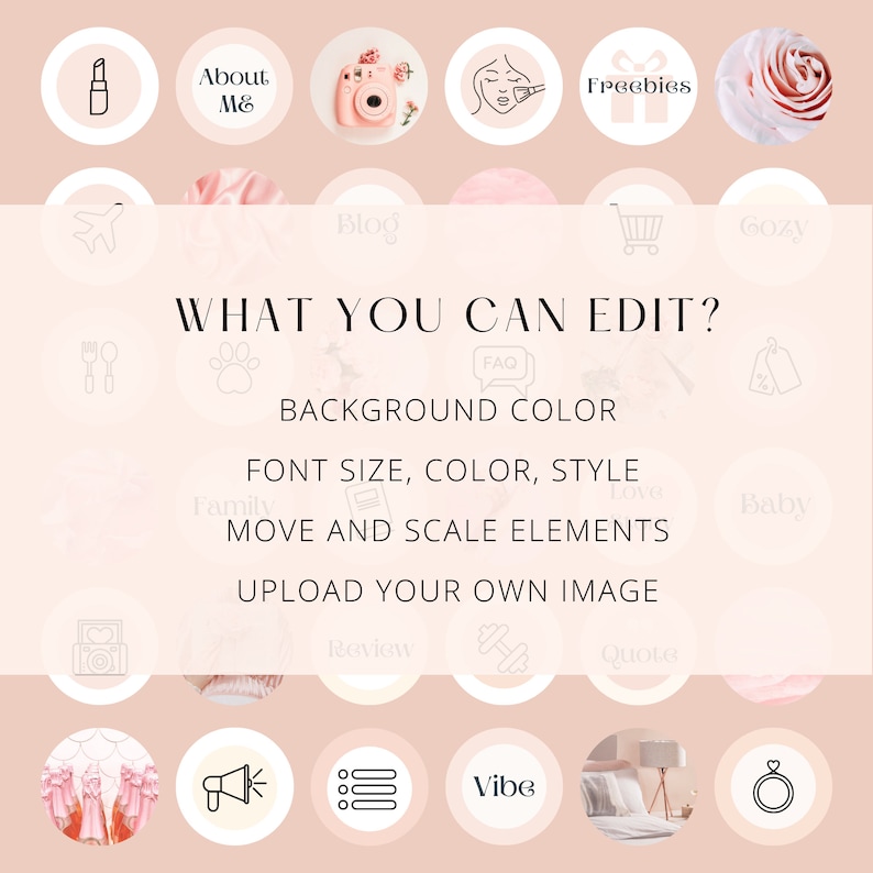 36 Pink Instagram Highlight Covers Instagram Story Highlight - Etsy