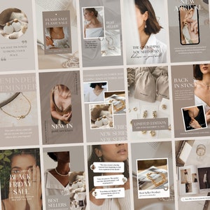 Jewelry Instagram Story Templates | Jewelry Social Media Branding ...