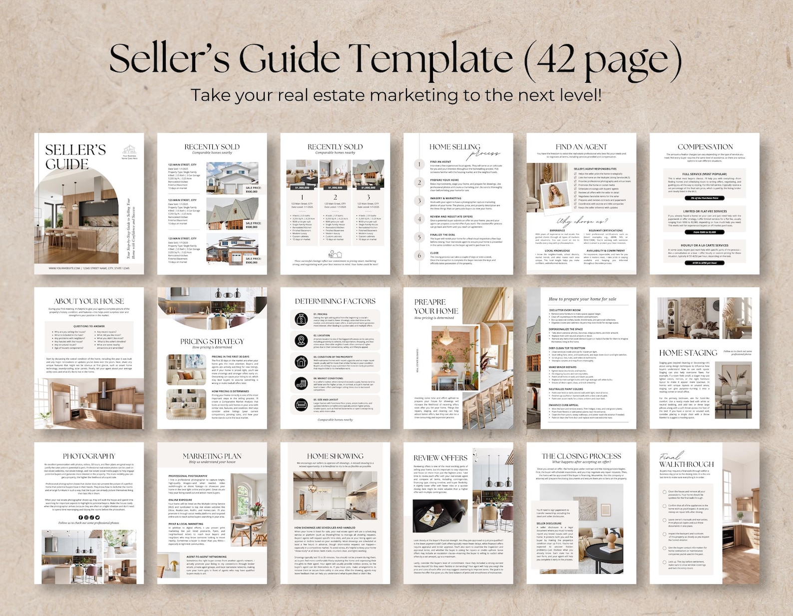 Real Estate Buyer and Seller Guide Bundle | Real Estate Guide Template ...