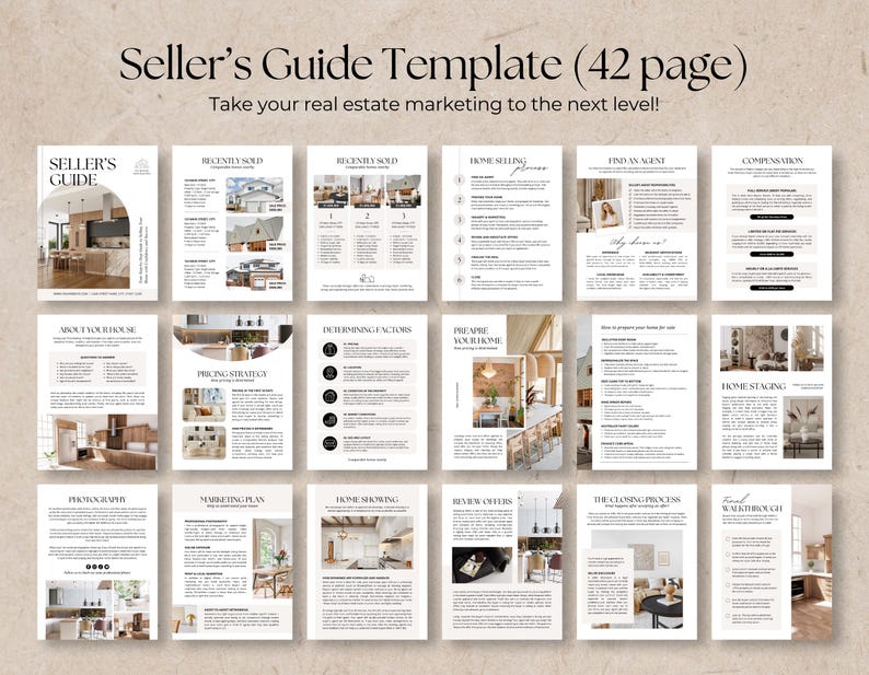 Real Estate Buyer and Seller Guide Bundle | Real Estate Guide Template ...