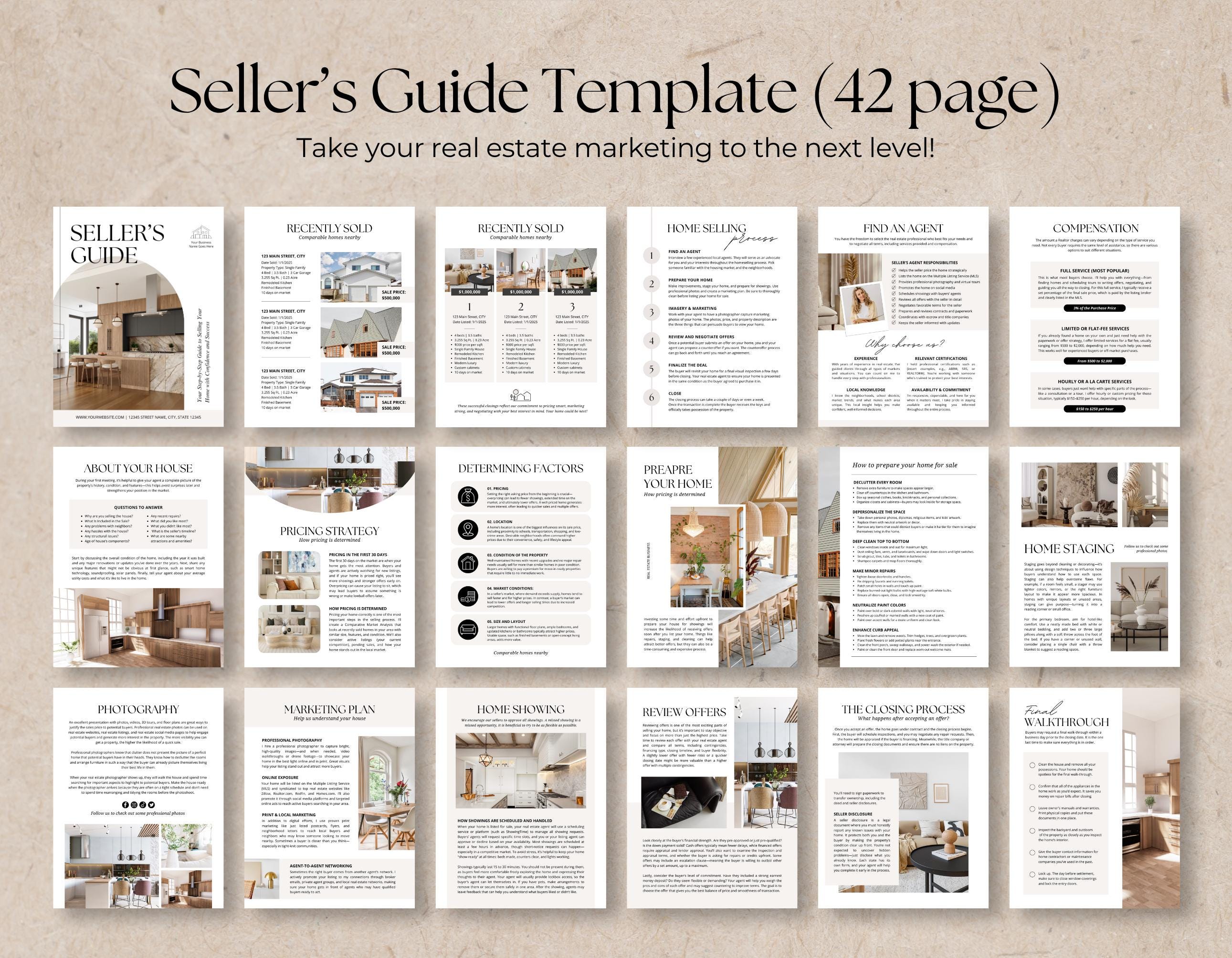 Real Estate Buyer and Seller Guide Bundle | Real Estate Guide Template ...