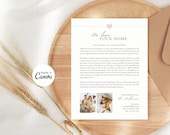 Home Offer Letter Template | Home Buyer Offer Letter | Home Love Letter | We Love Your Home | Letter to Seller| Canva Template