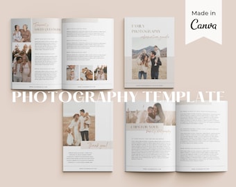 Family Photography Welcome Guide Template| Client Guide Template| Family Session Style Guide| Photography Pricing Template