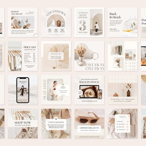 Instagram Post Templates Small Business Instagram Templates Coaching ...