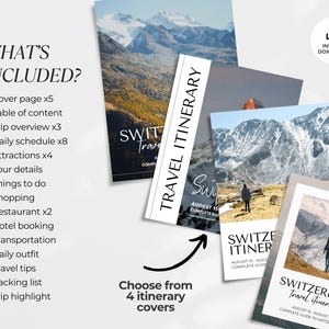 Editable Travel Itinerary Template | Trip Itinerary | Printable Travel Guide | Travel Agent Planner | Holiday Honeymoon Vacation Planner image 6